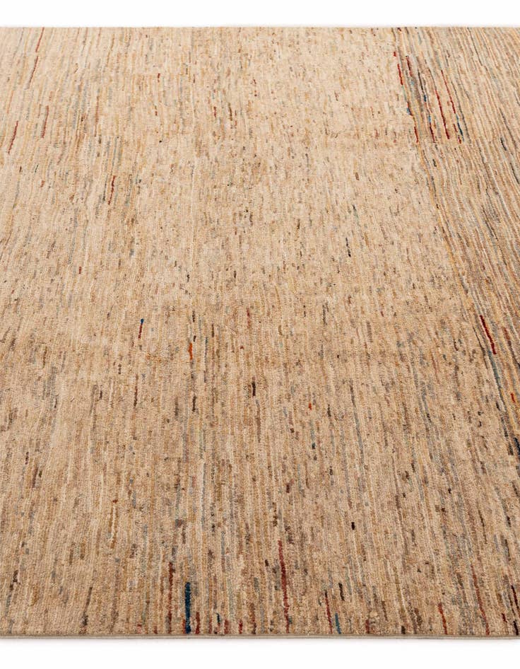 Detail image of  6' 2 x 6' 3  Hand Knotted Modern Ziegler Wool Square Rug