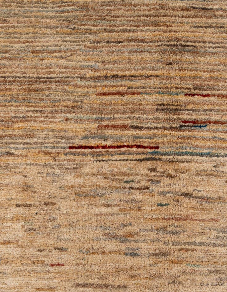 Detail image of  6' 2 x 6' 3  Hand Knotted Modern Ziegler Wool Square Rug