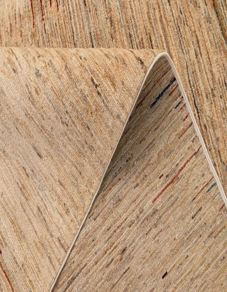 Detail image of  6' 2 x 6' 3  Hand Knotted Modern Ziegler Wool Square Rug