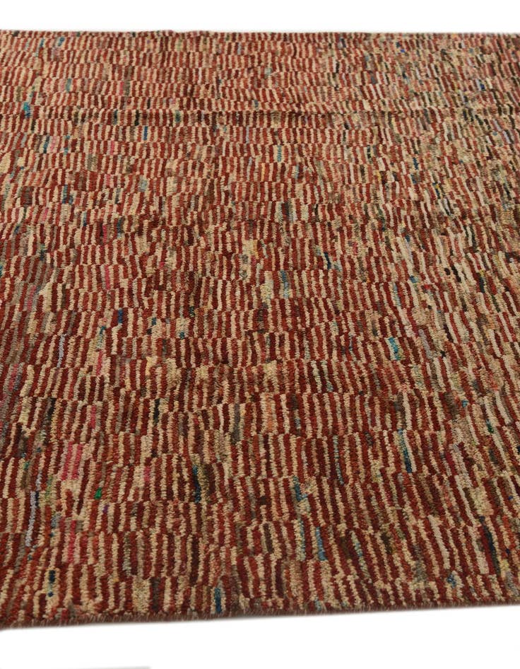 Detail image of  5' 1 x 6' 4  Hand Knotted Modern Ziegler Square Rug