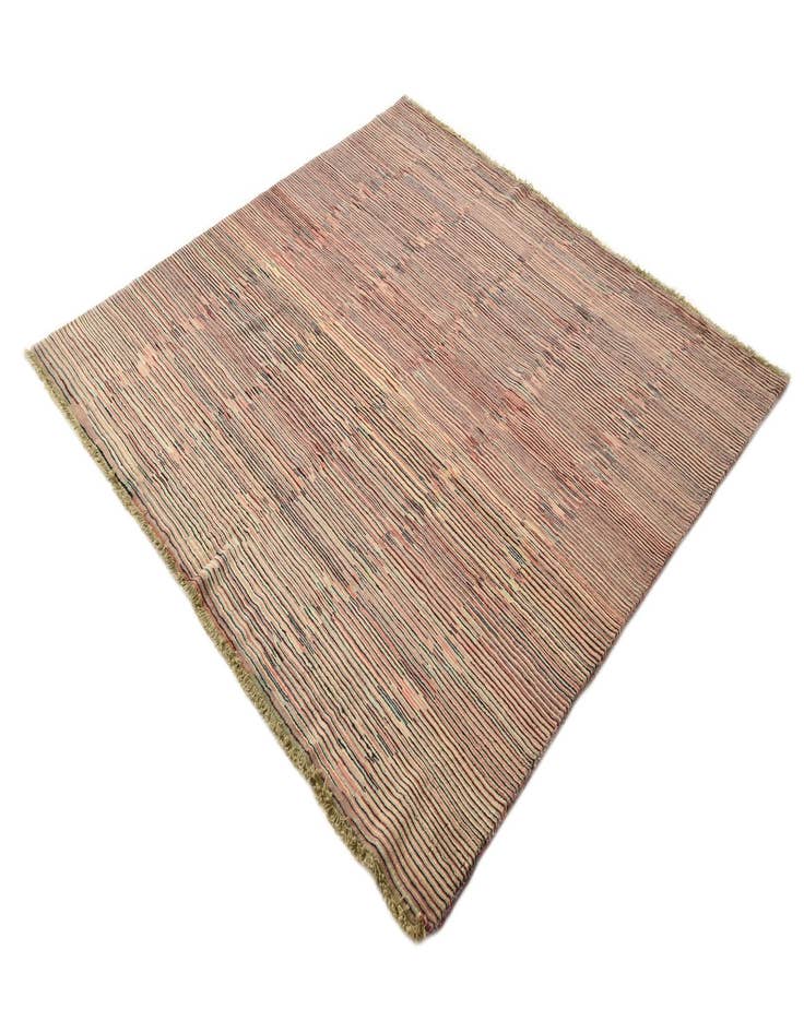 Detail image of  6' 6 x 6' 8  Hand Knotted Modern Ziegler Square Rug