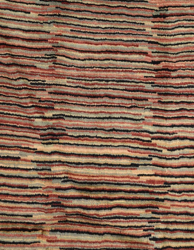 Detail image of  6' 6 x 6' 8  Hand Knotted Modern Ziegler Square Rug