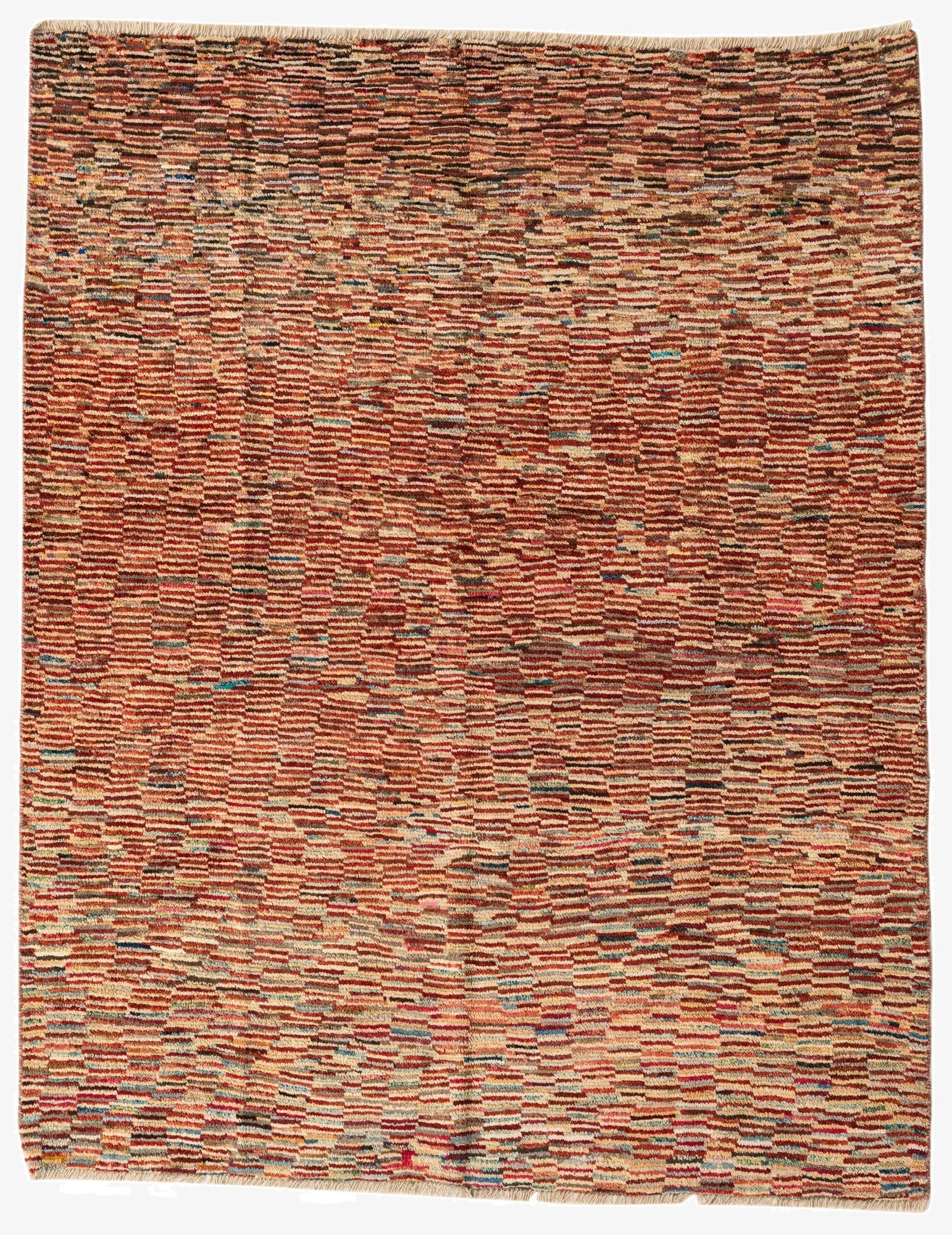  5' 1 x 6' 4  Hand Knotted Modern Ziegler Square Rug
