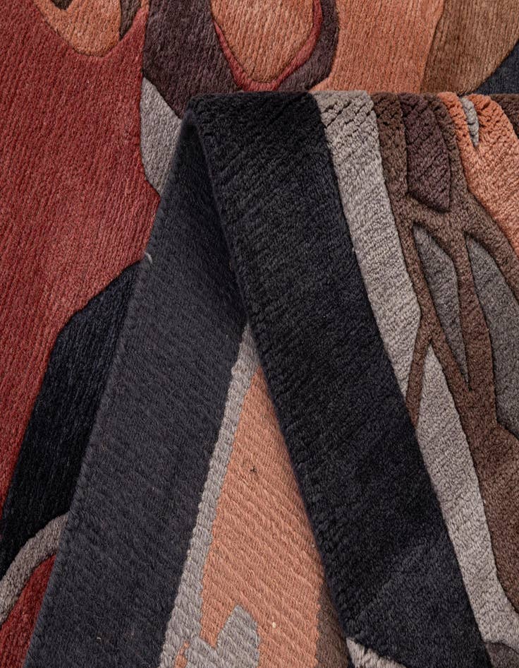 Detail image of  8' 2 x 8' 5  Hand Knotted Nepal Square Rug