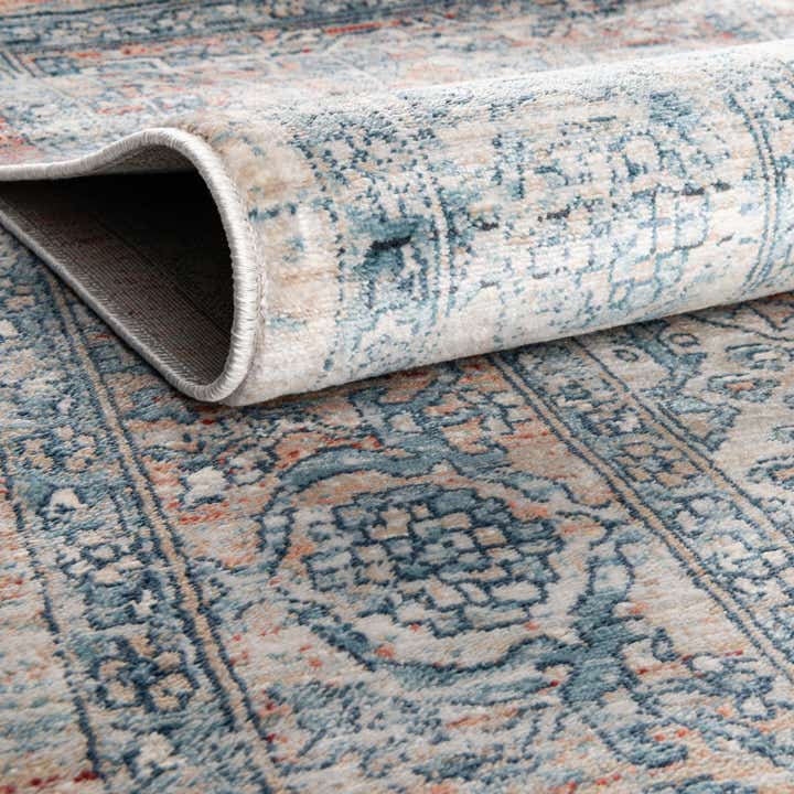 Multicolor 8' x 8' Newport Square Rug | Rugs.com