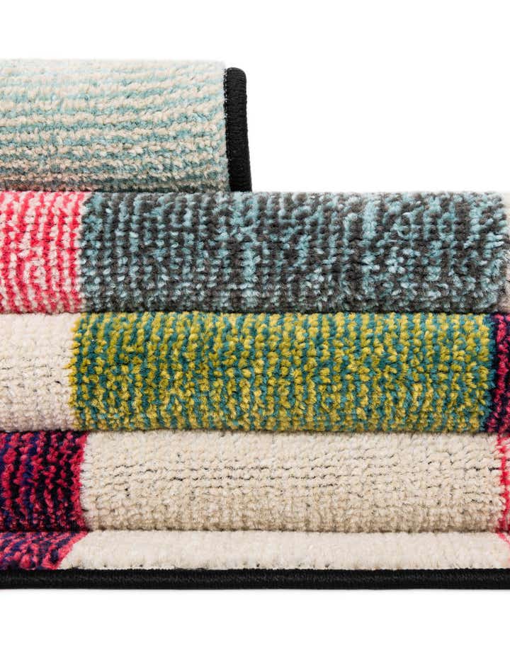 Multicolor 7' 10 x 7' 10 Casablanca Indoor / Outdoor Square Rug | Rugs.com