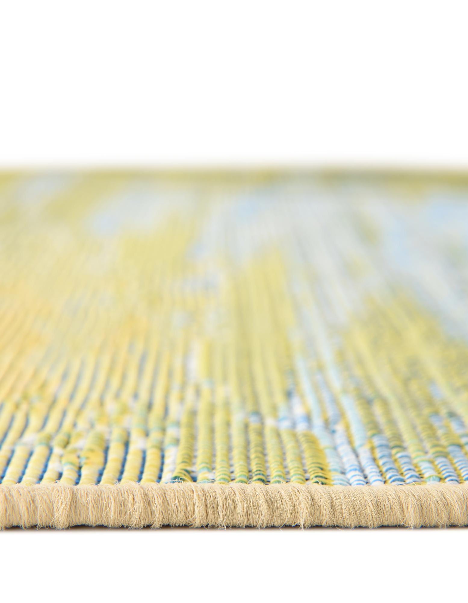 Multicolor 6' x 6' Coastal Indoor / Outdoor Square Rug | Rugs.com