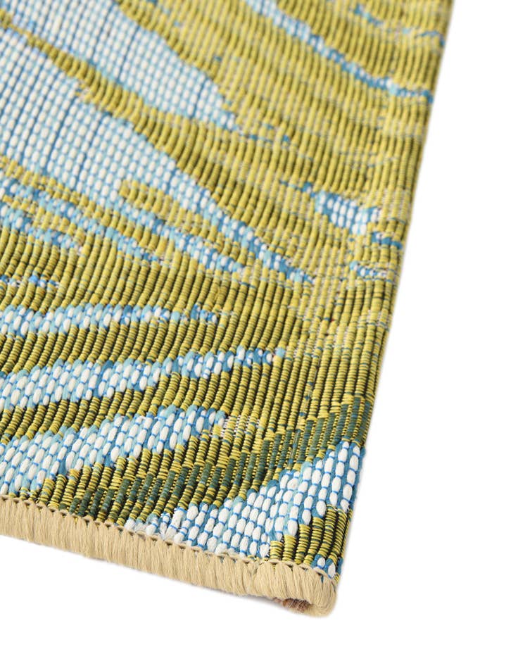 Detail image of  6' x 6'  Washable Coastal Indoor / Outdoor Square Rug