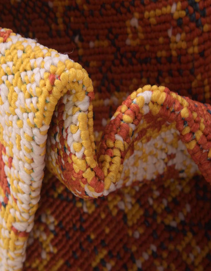 Detail image of  7' 10 x 7' 10  Washable Coastal Indoor / Outdoor Square Rug