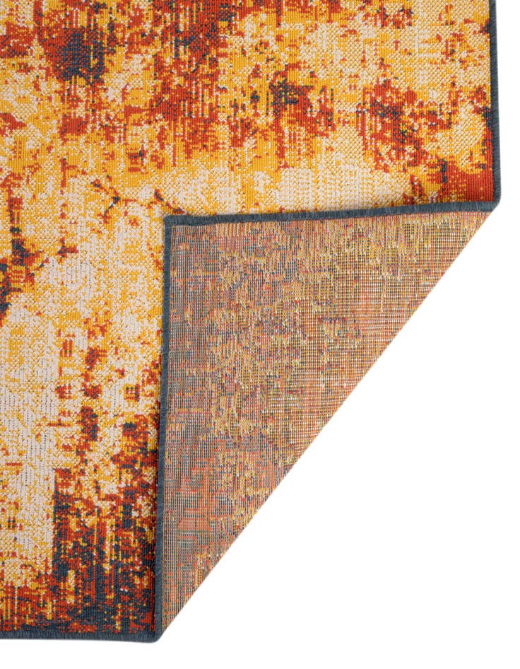 Detail image of  7' 10 x 7' 10  Washable Coastal Indoor / Outdoor Square Rug