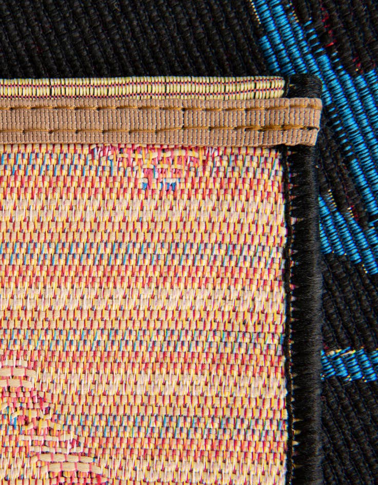 Detail image of  10' x 10'  Washable Coastal Indoor / Outdoor Square Rug