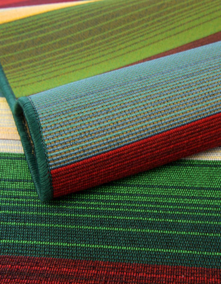 Detail image of  10' x 10'  Washable Modern Indoor / Outdoor Square Rug