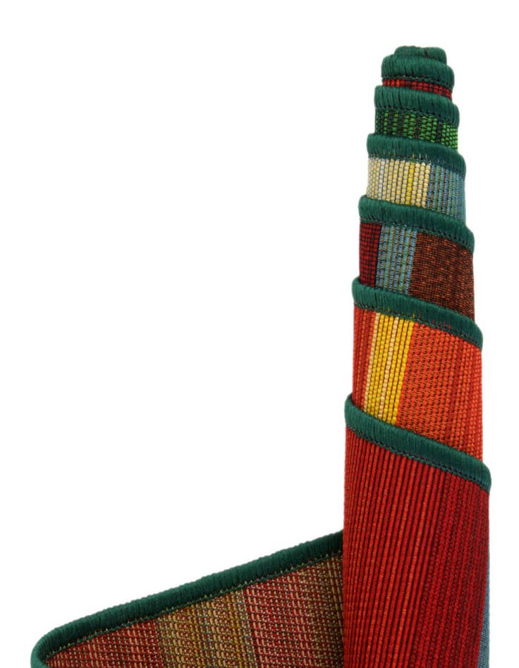 Detail image of  10' x 10'  Washable Modern Indoor / Outdoor Square Rug