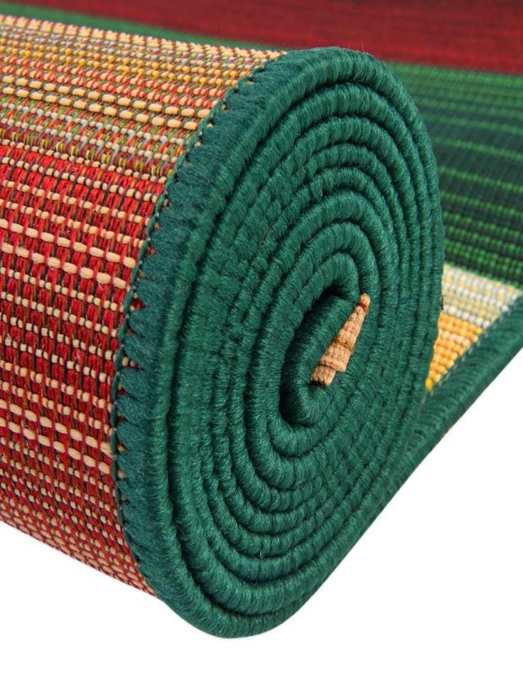 Detail image of  10' x 10'  Washable Modern Indoor / Outdoor Square Rug