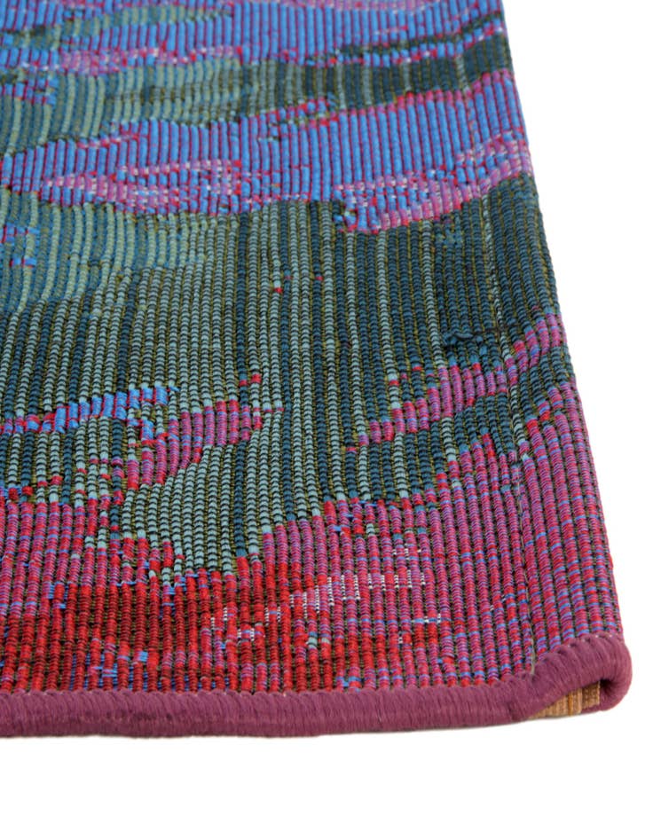 Detail image of  7' 10 x 7' 10  Washable Modern Indoor / Outdoor Square Rug