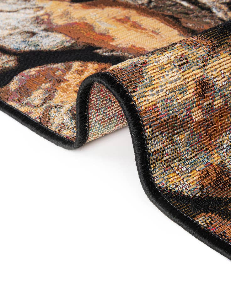 Detail image of  10' x 10'  Washable Modern Indoor / Outdoor Square Rug