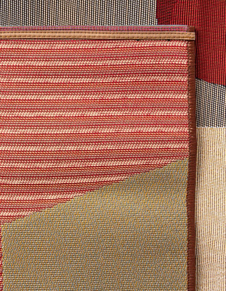 Detail image of  10' x 10'  Washable Modern Indoor / Outdoor Square Rug