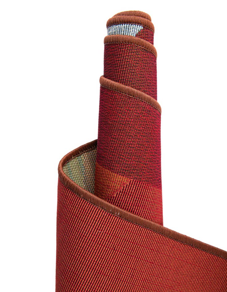 Detail image of  10' x 10'  Washable Modern Indoor / Outdoor Square Rug