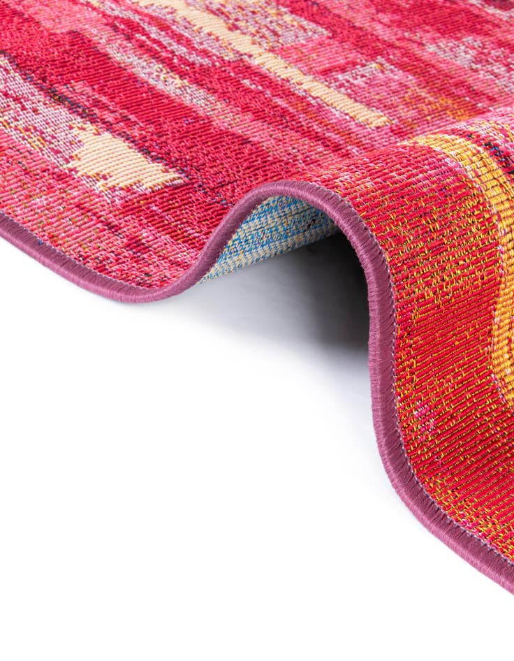 Detail image of  10' x 10'  Washable Modern Indoor / Outdoor Square Rug