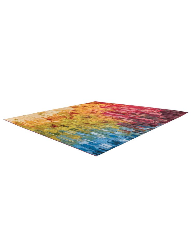 Detail image of  10' x 10'  Washable Modern Indoor / Outdoor Square Rug