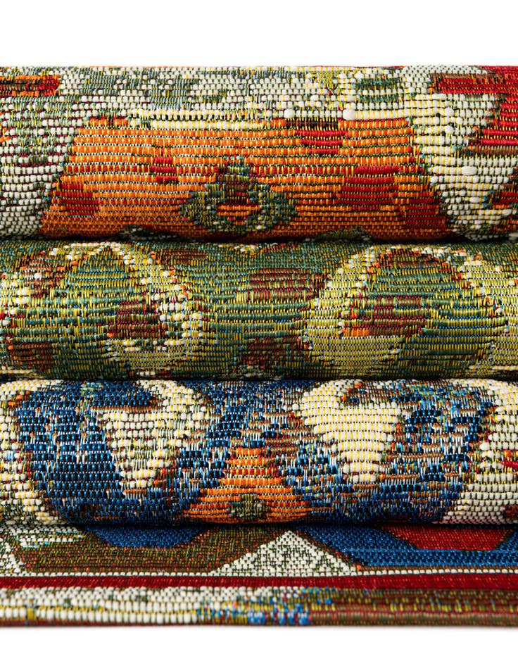 Detail image of  10' x 10'  Washable Southwestern Indoor / Outdoor Square Rug