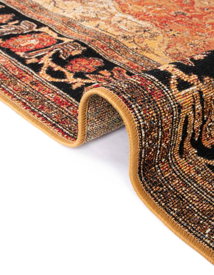 Detail image of  10' x 10'  Washable Traditional Indoor / Outdoor Square Rug