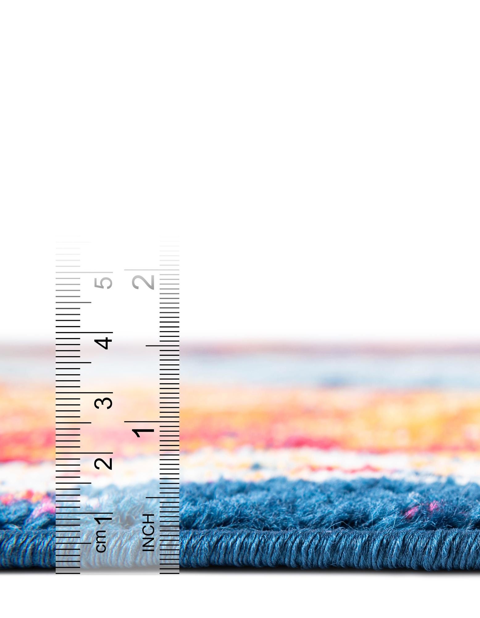 Multicolor 4' x 4' Parker Square Rug | Rugs.com