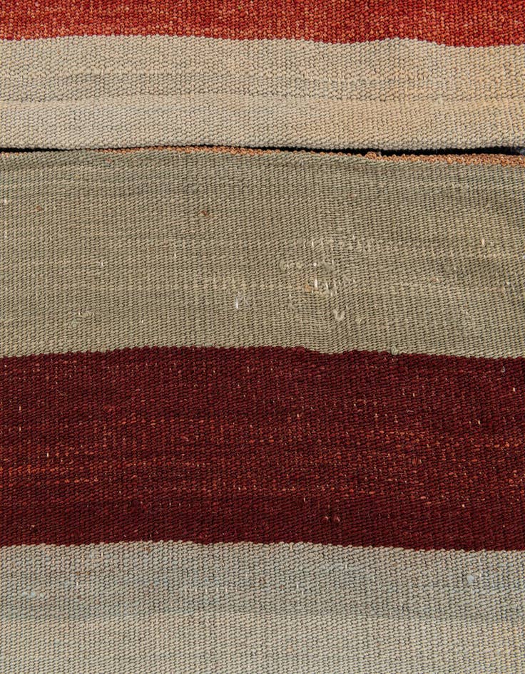 Detail image of  3' 3 x 3' 3  Hand Woven Pillow Wool Square Rug