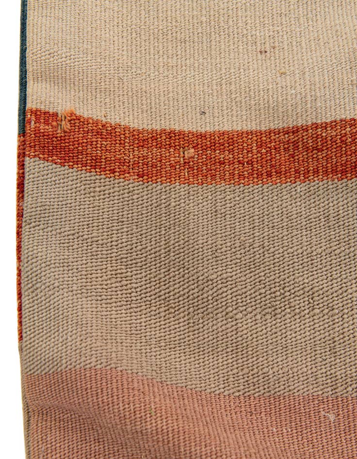 Detail image of  3' 3 x 3' 4  Hand Woven Pillow Wool Square Rug