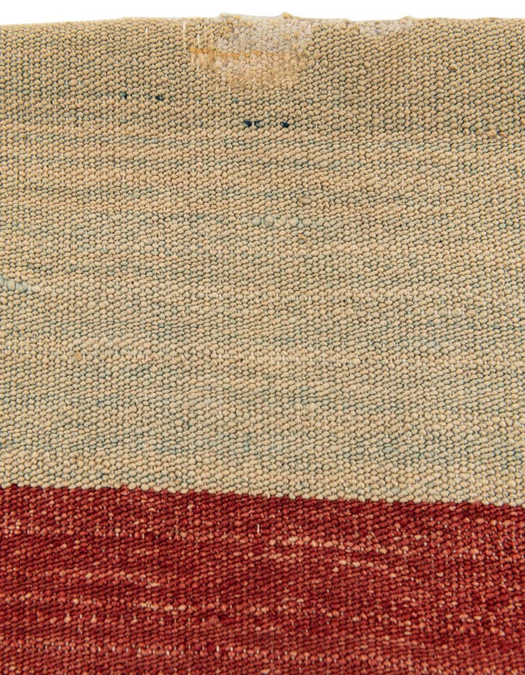 Detail image of  3' 2 x 3' 4  Hand Woven Pillow Wool Square Rug