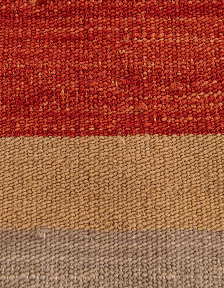 Detail image of  2' 4 x 2' 5  Hand Woven Pillow Wool Square Rug