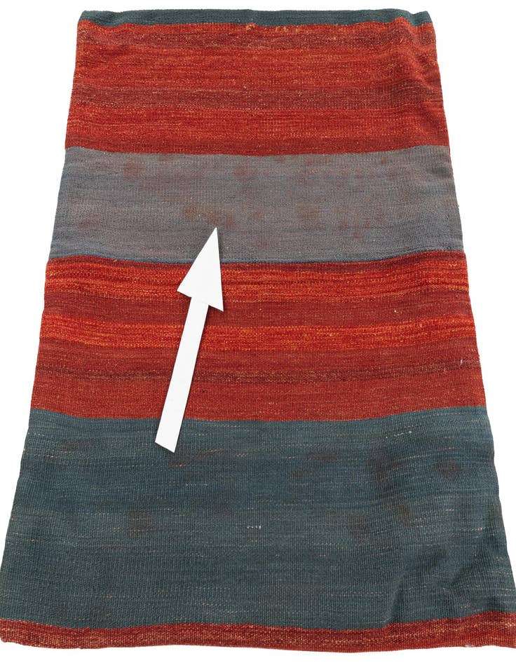 Detail image of  2' 5 x 2' 5  Hand Woven Pillow Wool Square Rug