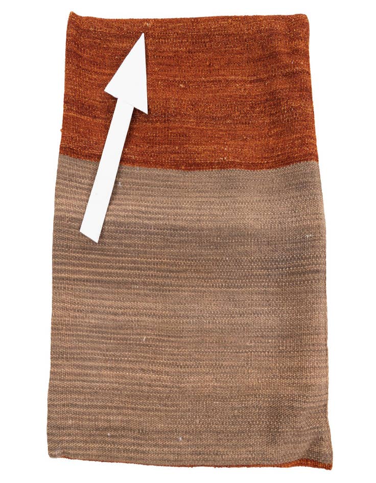 Detail image of  1' 6 x 1' 7  Hand Woven Pillow Wool Square Rug