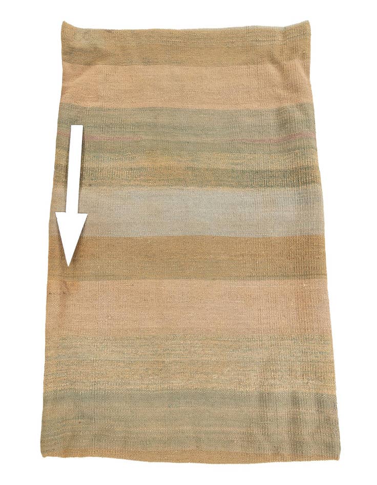 Detail image of  2' 5 x 2' 5  Hand Woven Pillow Wool Square Rug