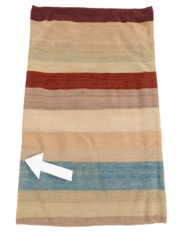 Detail image of  2' 5 x 2' 5  Hand Woven Pillow Wool Square Rug