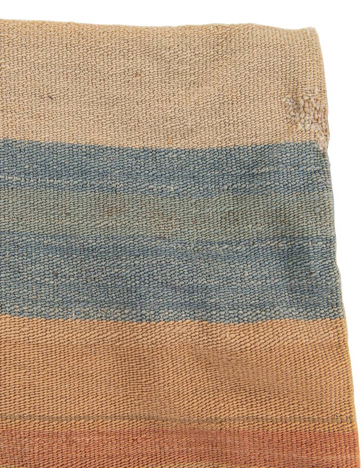 Detail image of 3' 3 x 3' 4 Hand Woven Pillow Wool Square Rug