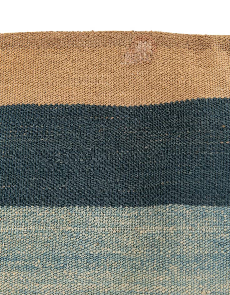 Detail image of 1' 3 x 1' 6 Hand Woven Pillow Wool Square Rug