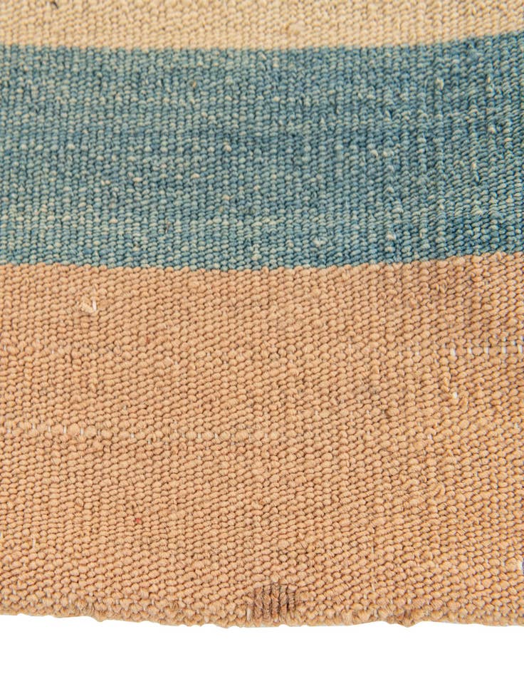 Detail image of  1' 4 x 1' 6  Hand Woven Pillow Wool Square Rug