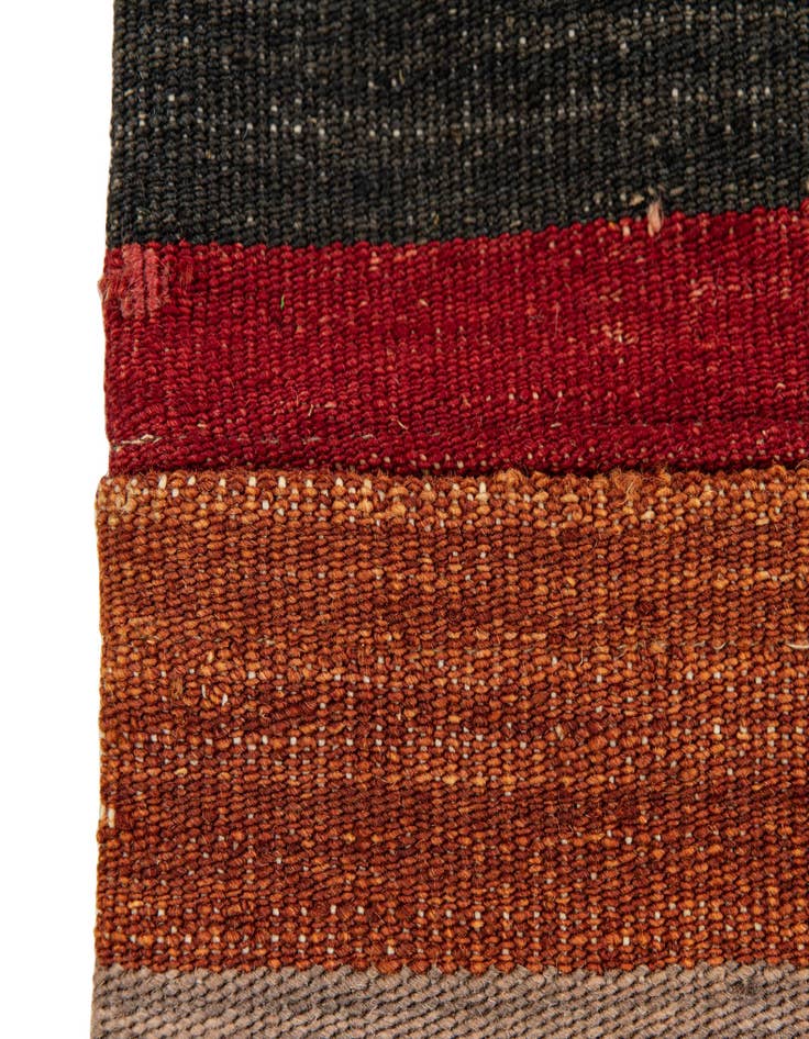 Detail image of  1' 5 x 1' 6  Hand Woven Pillow Wool Square Rug