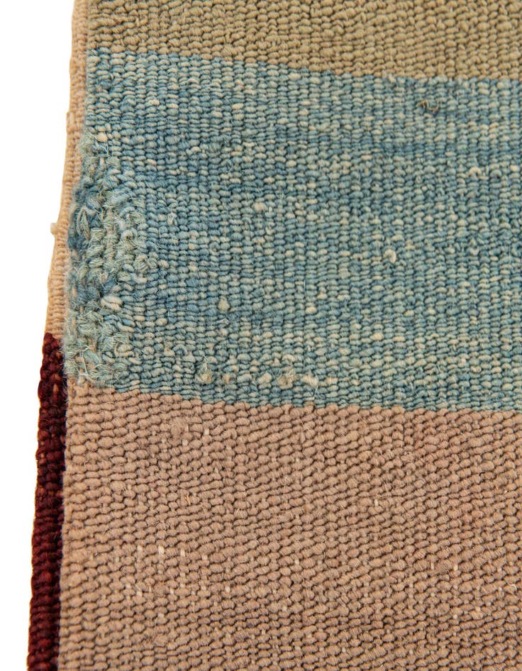 Detail image of  1' 5 x 1' 6  Hand Woven Pillow Wool Square Rug
