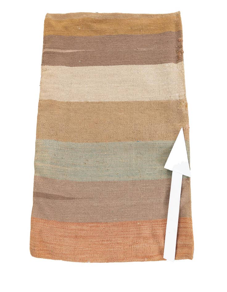 Detail image of  1' 8 x 1' 8  Hand Woven Pillow Wool Square Rug