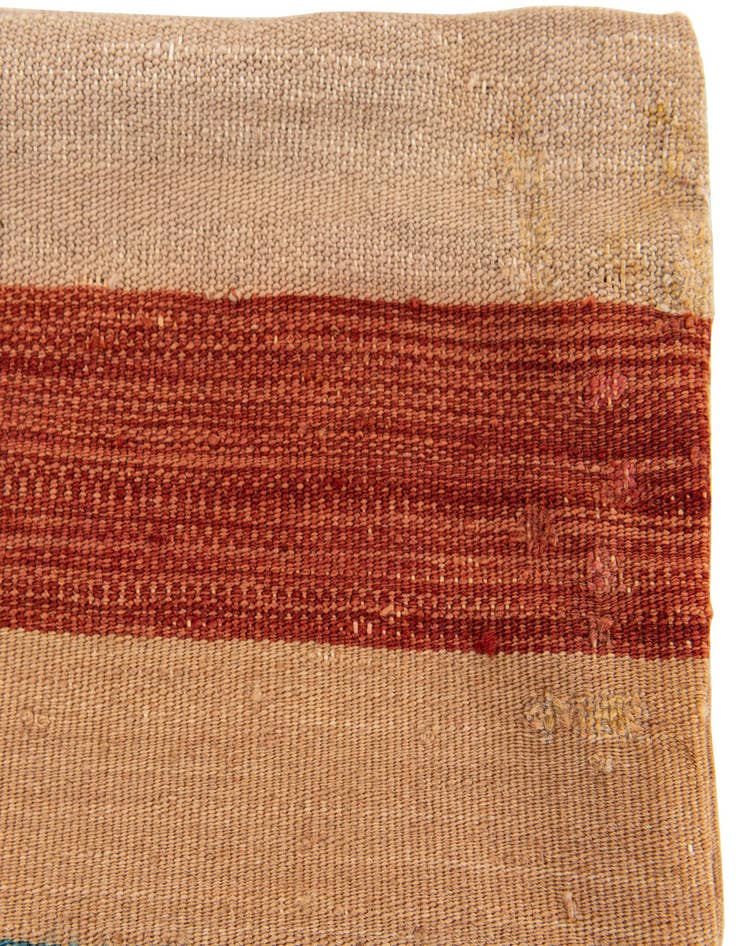Detail image of  1' 6 x 1' 8  Hand Woven Pillow Wool Square Rug