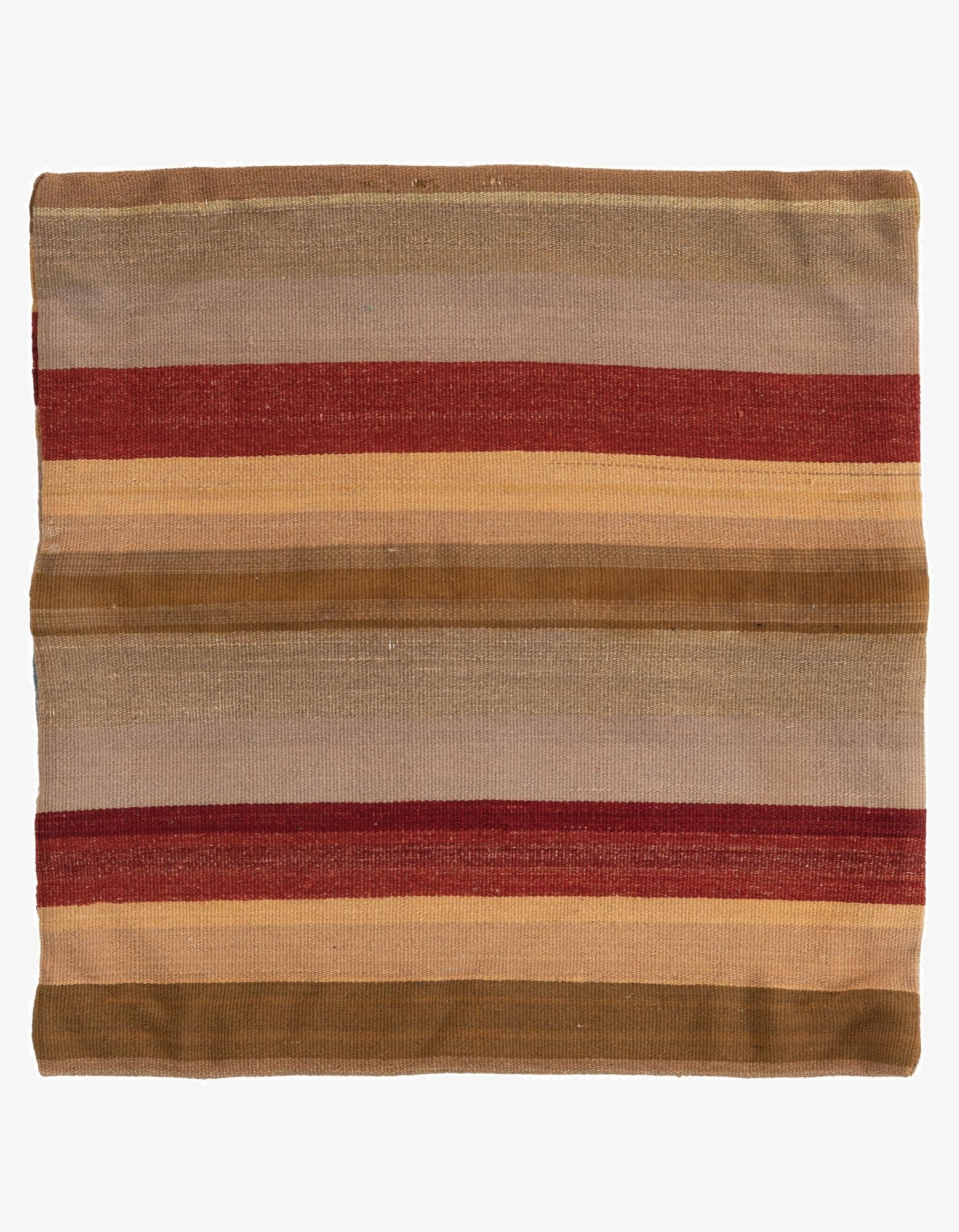  2' 5 x 2' 5  Hand Woven Pillow Wool Square Rug