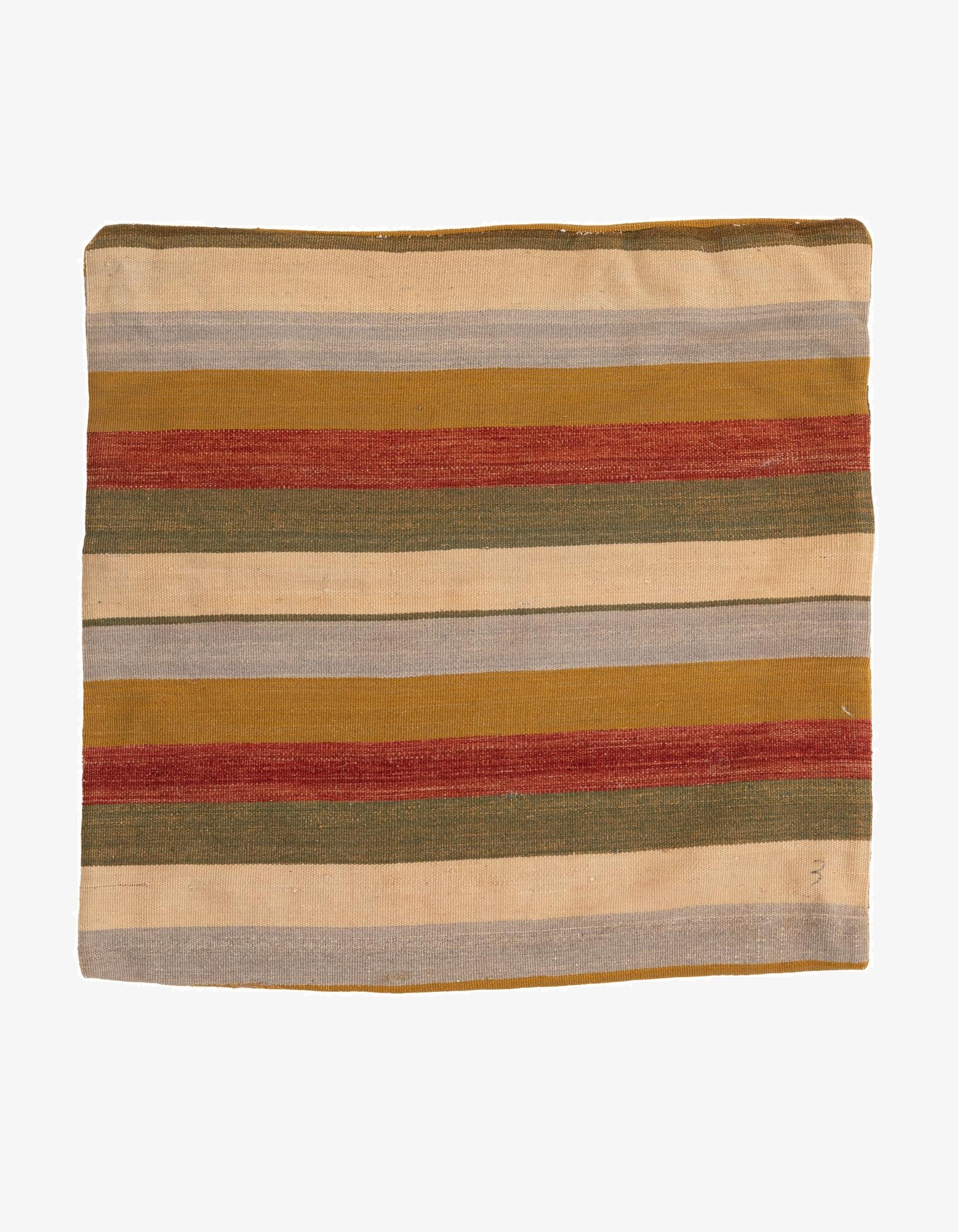  3' x 3' 1  Hand Woven Pillow Wool Square Rug
