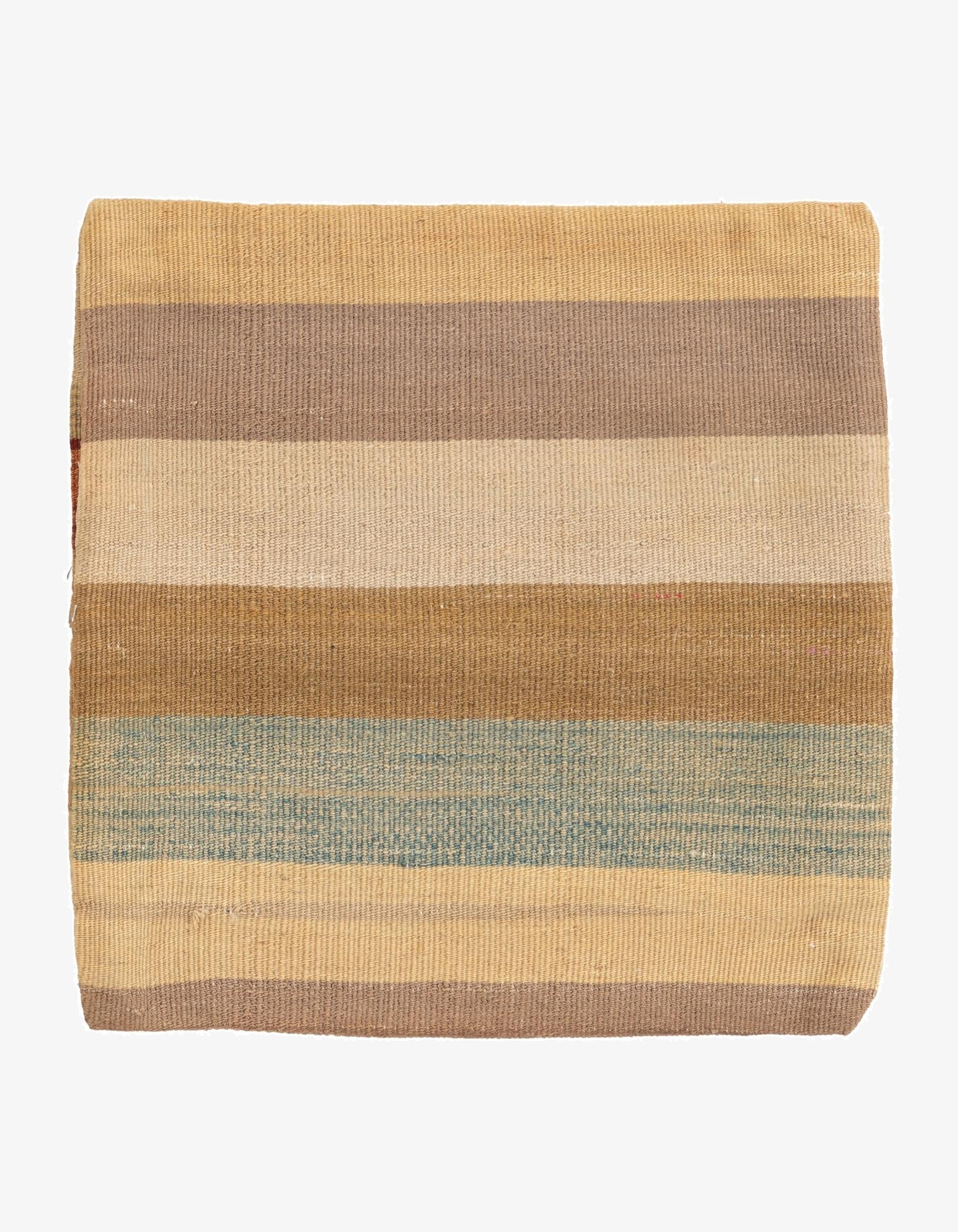  1' 6 x 1' 6  Hand Woven Pillow Wool Square Rug