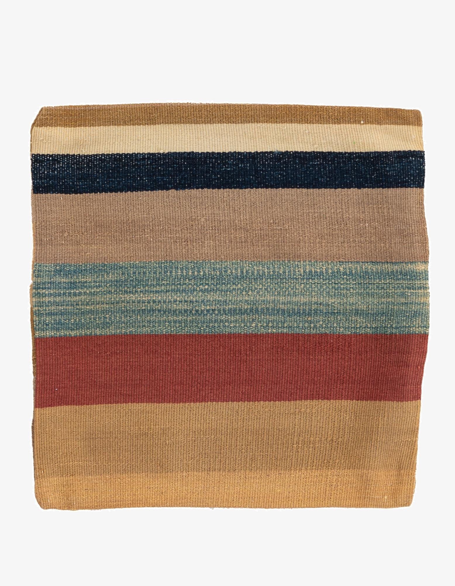 1' 6 x 1' 6  Hand Woven Pillow Wool Square Rug
