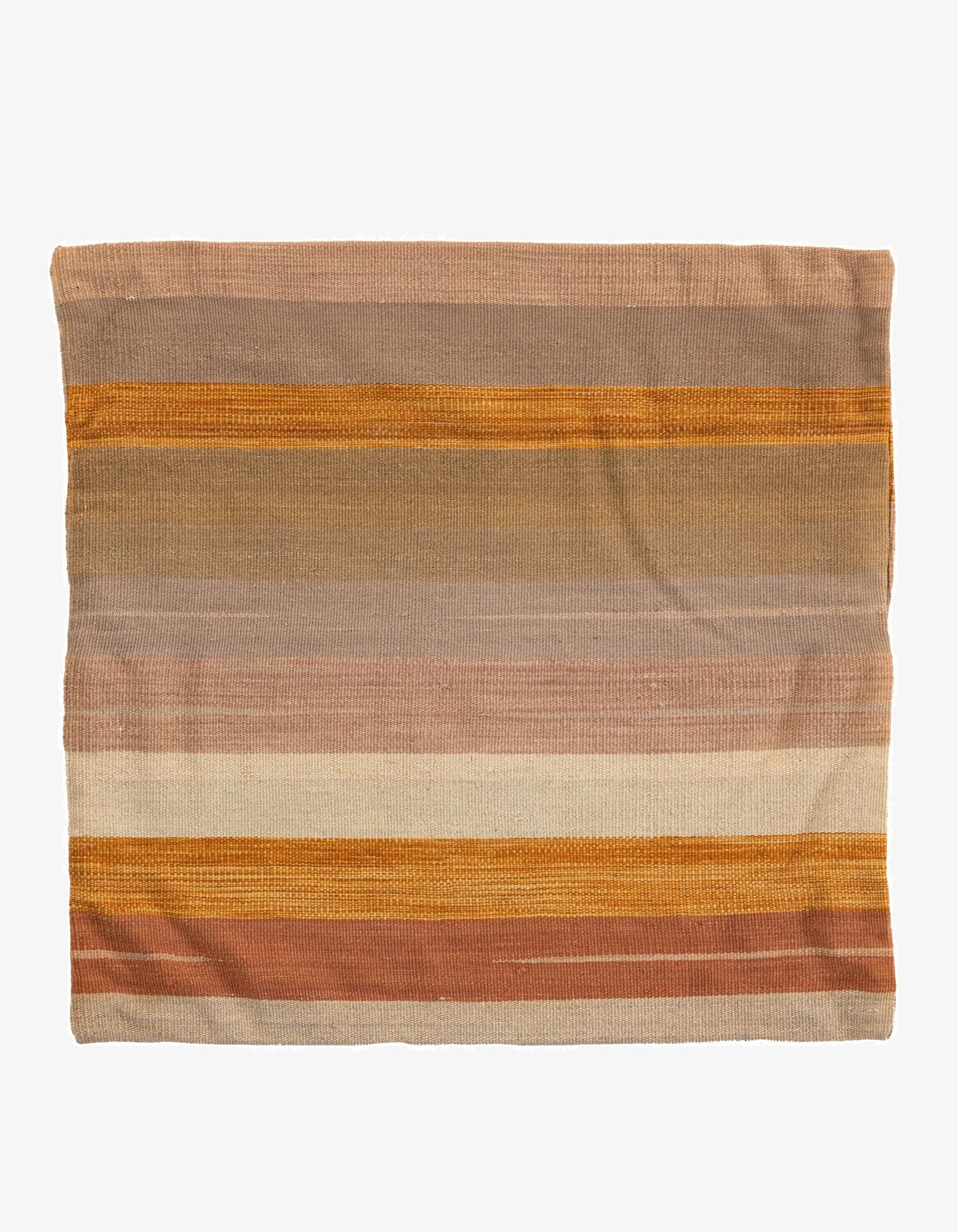  2' 5 x 2' 6  Hand Woven Pillow Wool Square Rug