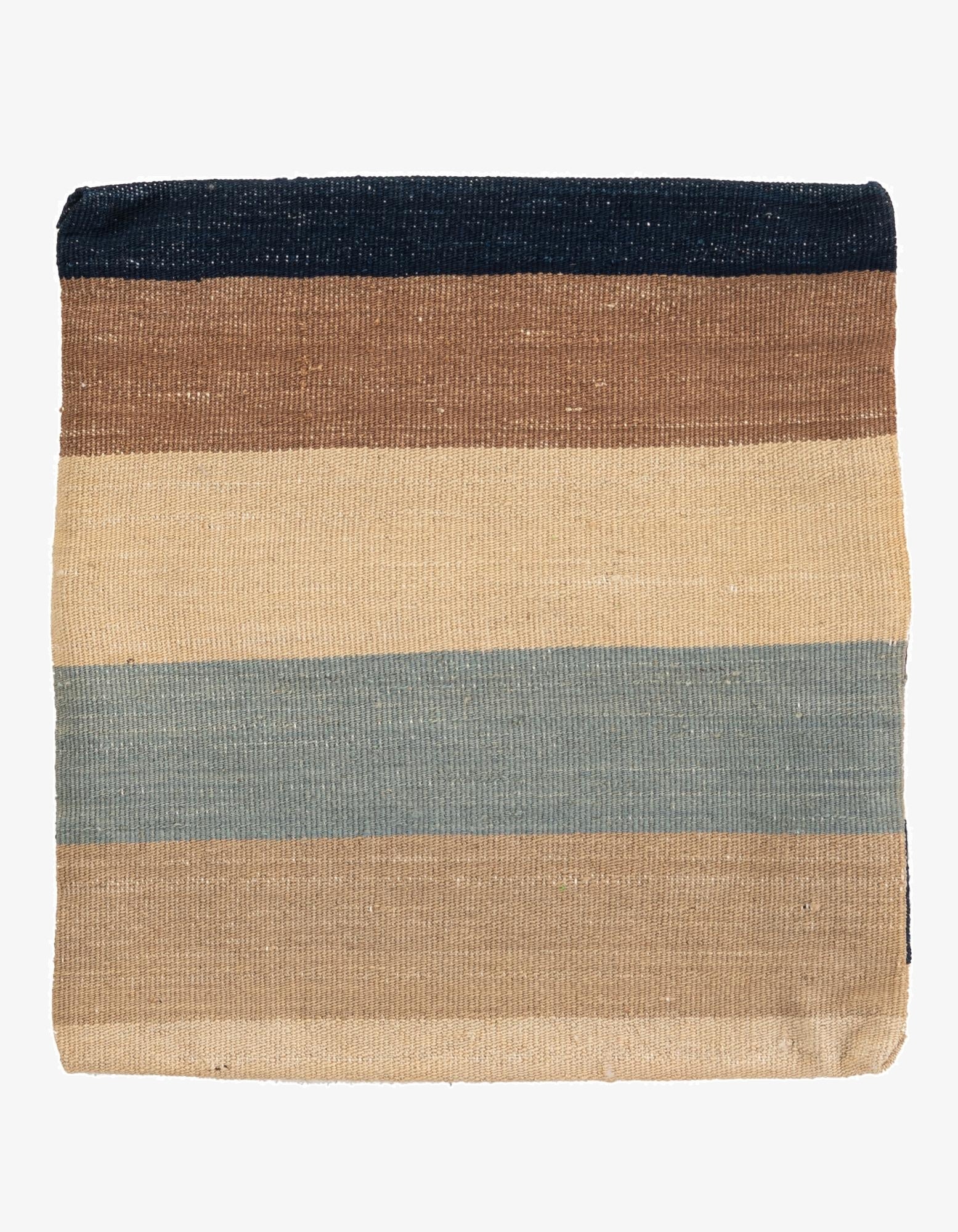  1' 6 x 1' 6  Hand Woven Pillow Wool Square Rug