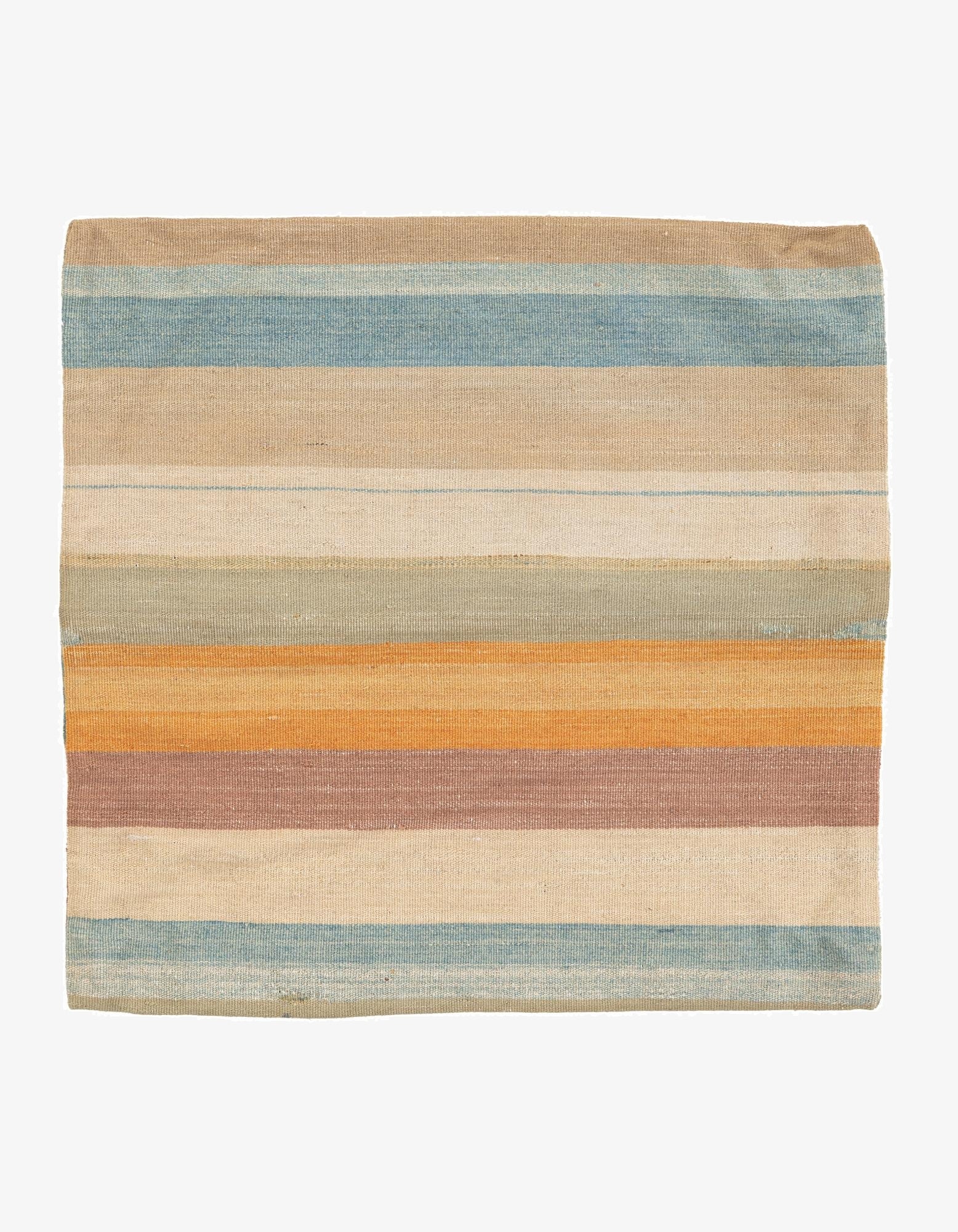  2' 5 x 2' 5  Hand Woven Pillow Wool Square Rug