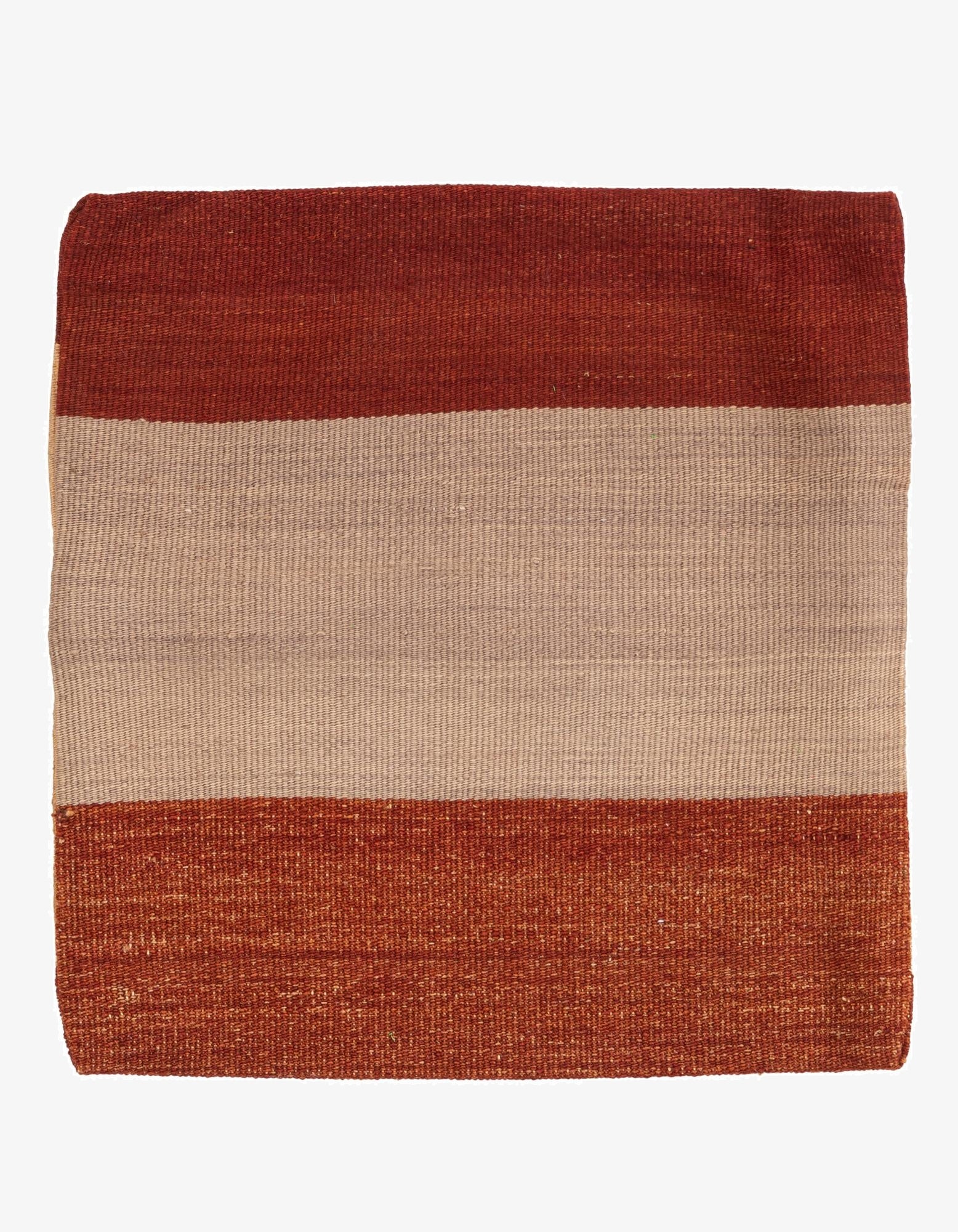  1' 6 x 1' 6  Hand Woven Pillow Wool Square Rug